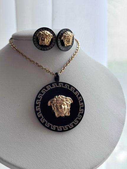 SET COMPLETO MEDUSA NEGRO