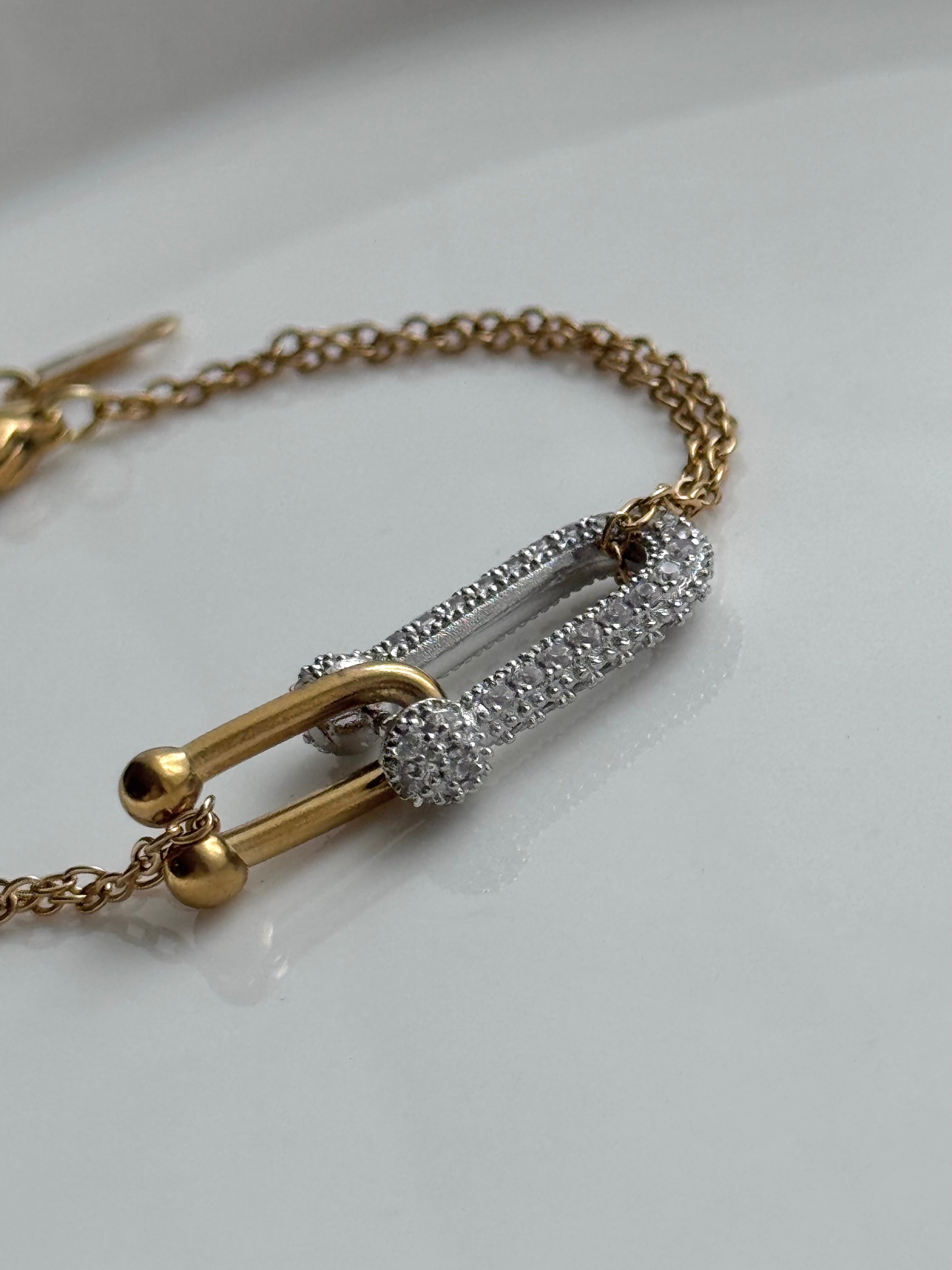 PULSERA ESLABONES CRISTAL