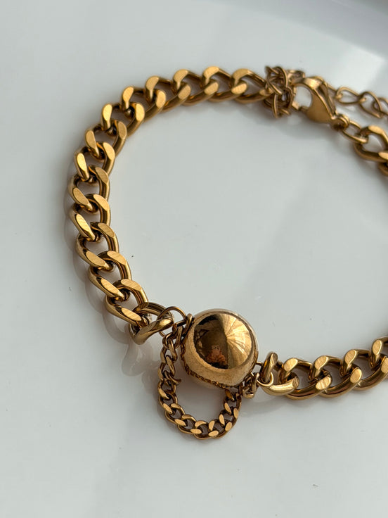 PULSERA CADENA BOLITA