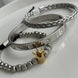 TRÍO DE PULSERAS CORONA DORADA