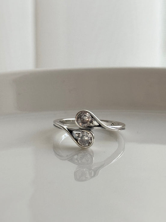 ANILLO DOBLE GOTA