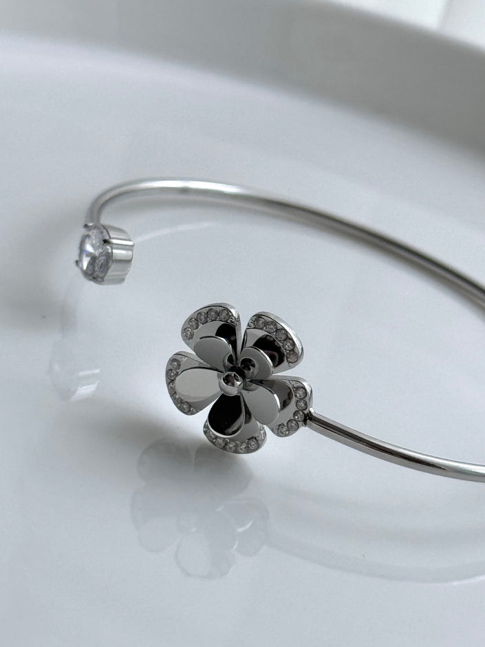 BRAZALETE ABIERTO FLOR