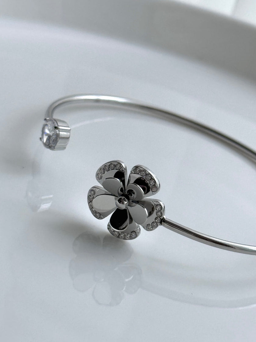 BRAZALETE ABIERTO FLOR