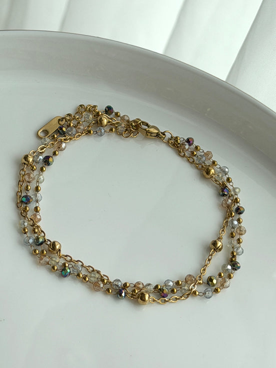 PULSERA CADENA CRISTAL