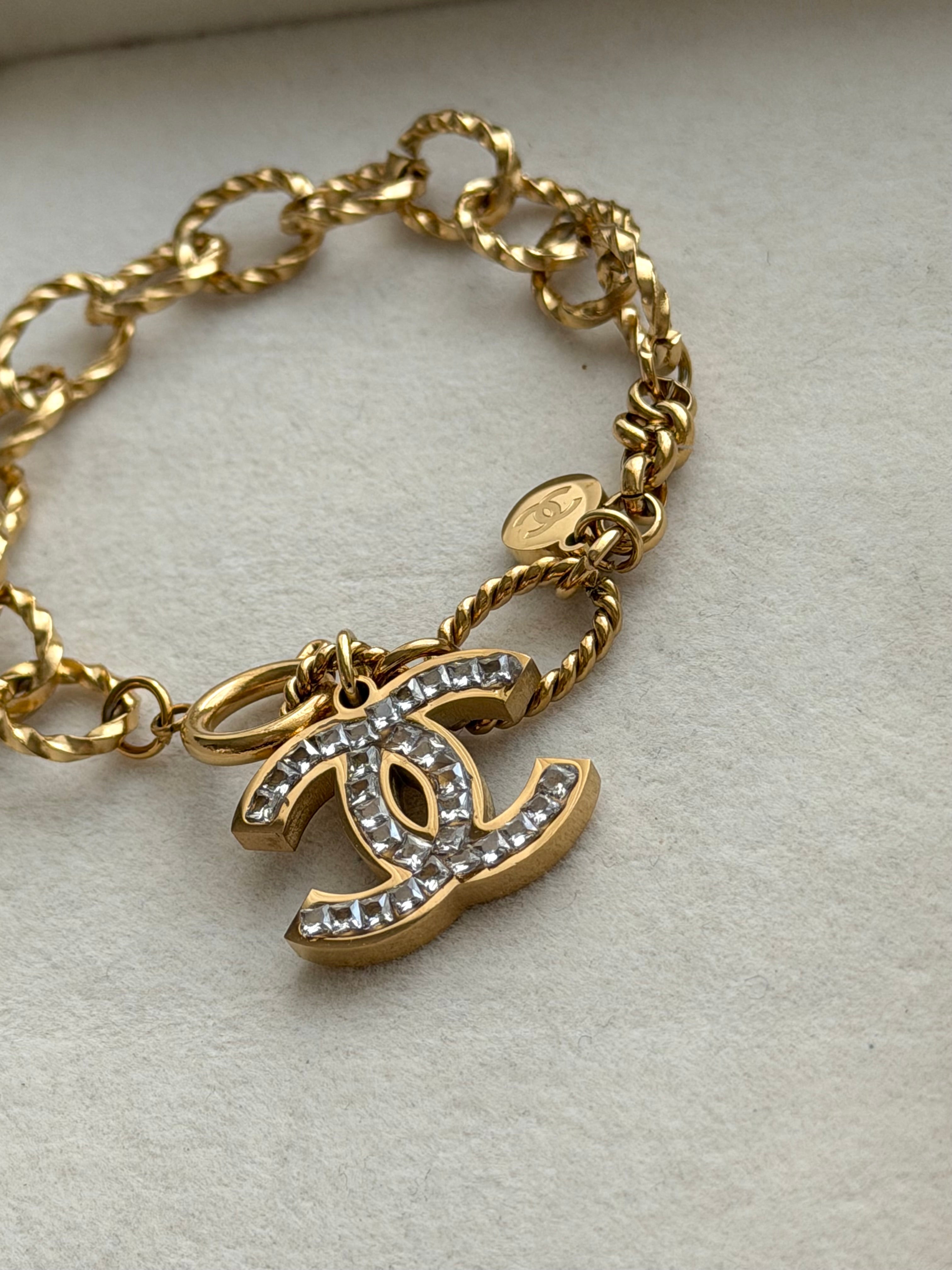 PULSERA CC CRISTAL BLANCO