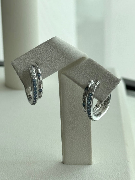 ARRACADA DOBLE CON ZIRCONIAS