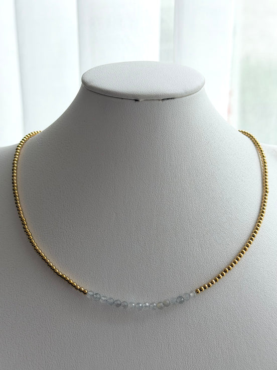 COLLAR BOLITAS BLANCA
