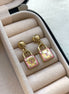 ARETE CANDADO ROSA