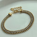 PULSERA TENNIS CON CADENA BOLEADA