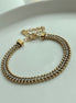 PULSERA TENNIS CON CADENA BOLEADA