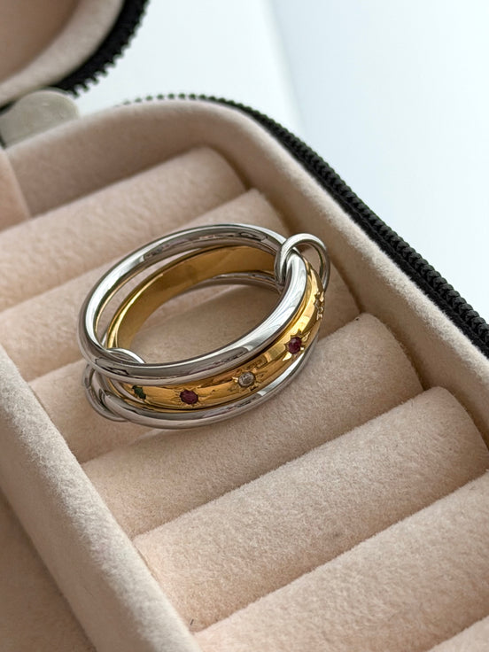 ANILLO TRES ARGOLLAS