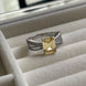 ANILLO ZIRCONIA AMARILLA