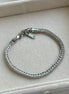 PULSERA TENNIS CON CADENA