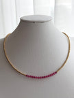 COLLAR BOLITAS ROSA