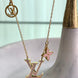 COLLAR LV ROSA