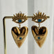 ARETE COLGANTE CORAZON OJO TURCO