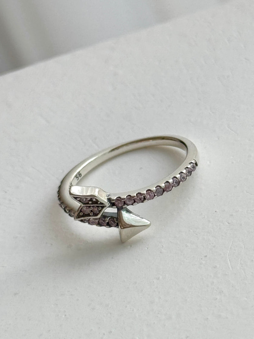 ANILLO FLECHA ROSA
