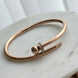 BRAZALETE CLAVO CON BOLITA Y ZIRCONIAS