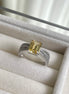ANILLO ZIRCONIA AMARILLA