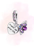 CHARM COLGANTE LUCIÉRNAGA MORADA