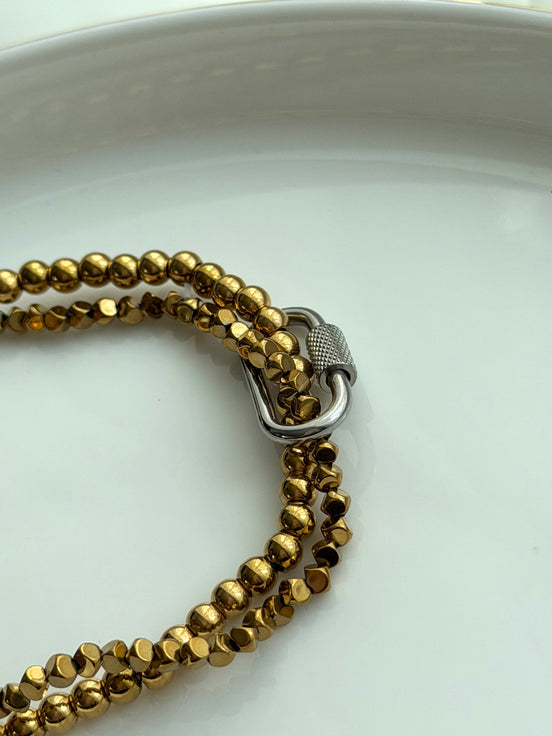 PULSERA DOBLE CON BROCHE