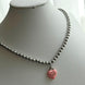 COLLAR CORAZON ROSA