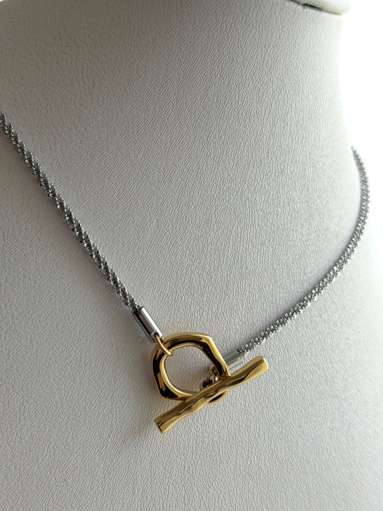 COLLAR CADENA BRILLOSA
