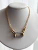 COLLAR ESLABONES CON CRISTAL