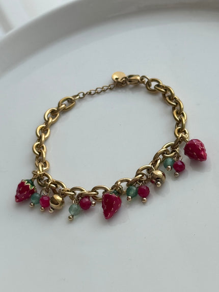 PULSERAS DIJES FRESA