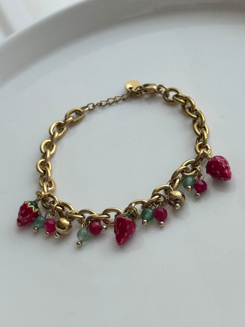 PULSERAS DIJES FRESA