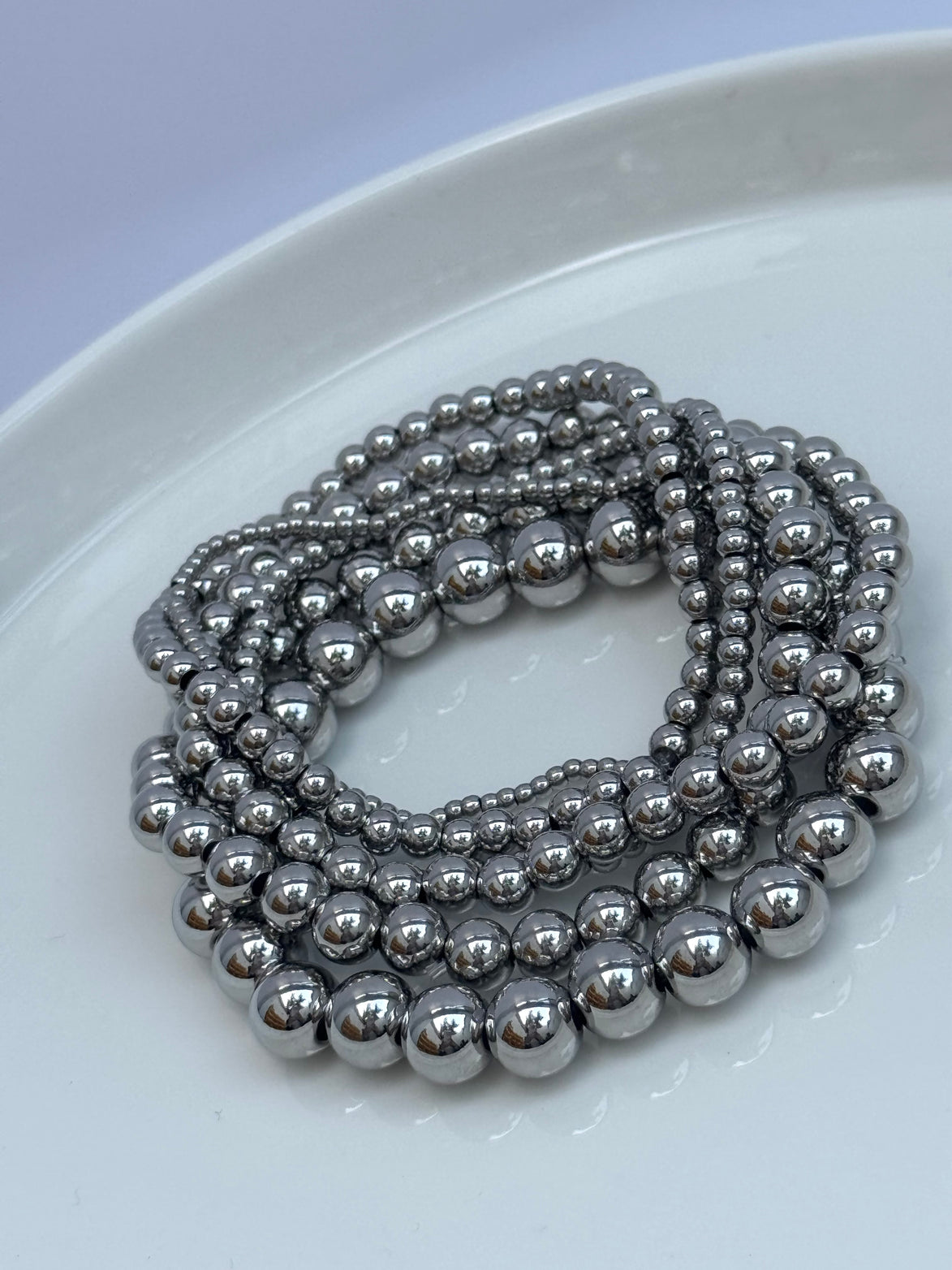 SET PULSERA BOLITAS
