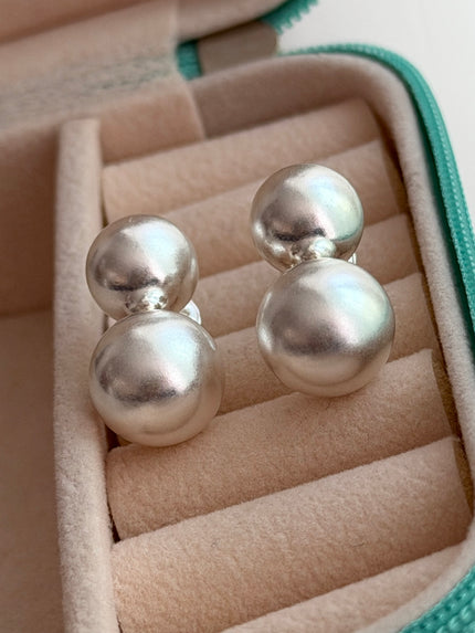 ARETE DOBLE BOLA TFFANY