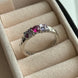 ANILLO ZIRCONIA ROSA