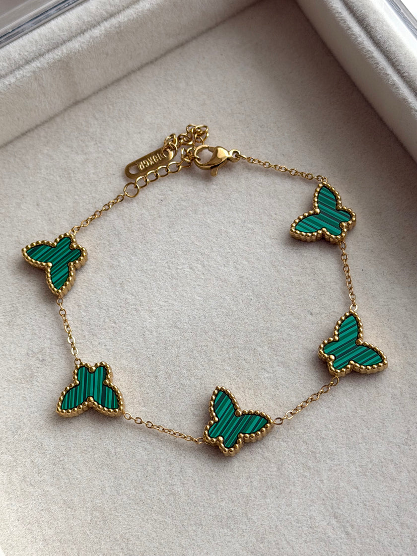 PULSERA MARIPOSA VERDE