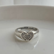 ANILLO  ORAZON CON ZIRCONIAS