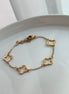 PULSERA TRÉBOL SILUETA