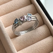 ANILLO ZIRCONIAS COLORES