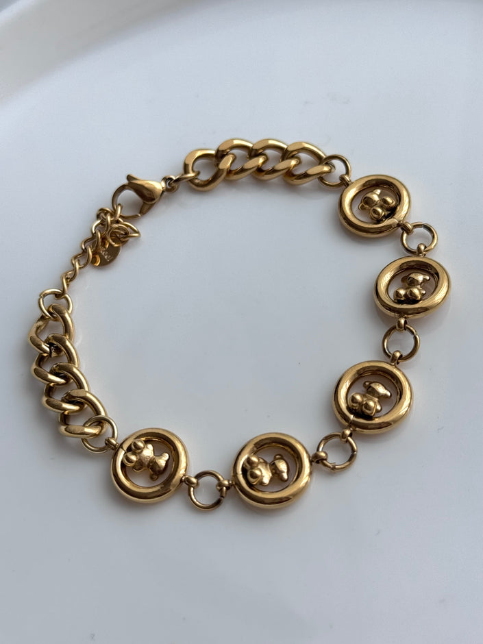 PULSERA CÍRCULOS CON OSOS