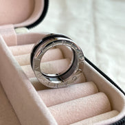ANILLO CERÁMICA NEGRA