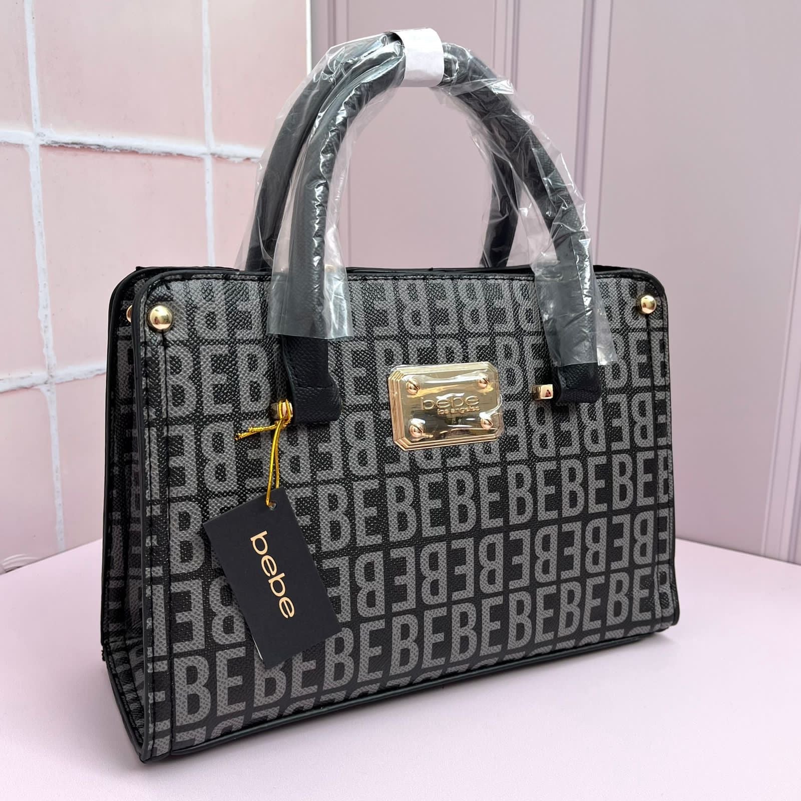 BOLSA BEBE CLUTCH NEGRA