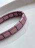 PULSERA ITALIANA ROSA MATE