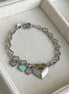 PULSERA CADENA CORAZÓN TFFANY