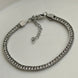 PULSERA TENNIS CON CADENA Y ZIRCONIAS
