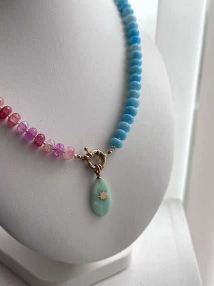 COLLAR PIEDRA CRISTAL CLORES