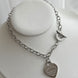 COLLAR CADENA Y CORAZON