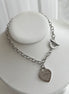 COLLAR CADENA Y CORAZON