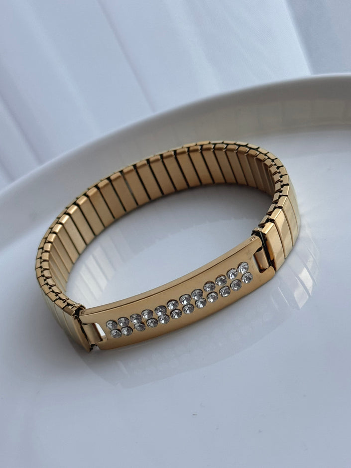 PULSERA ELÁSTICA CON CRISTAL