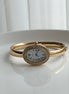 RELOJ TIPO PULSERA CON CRISTAL