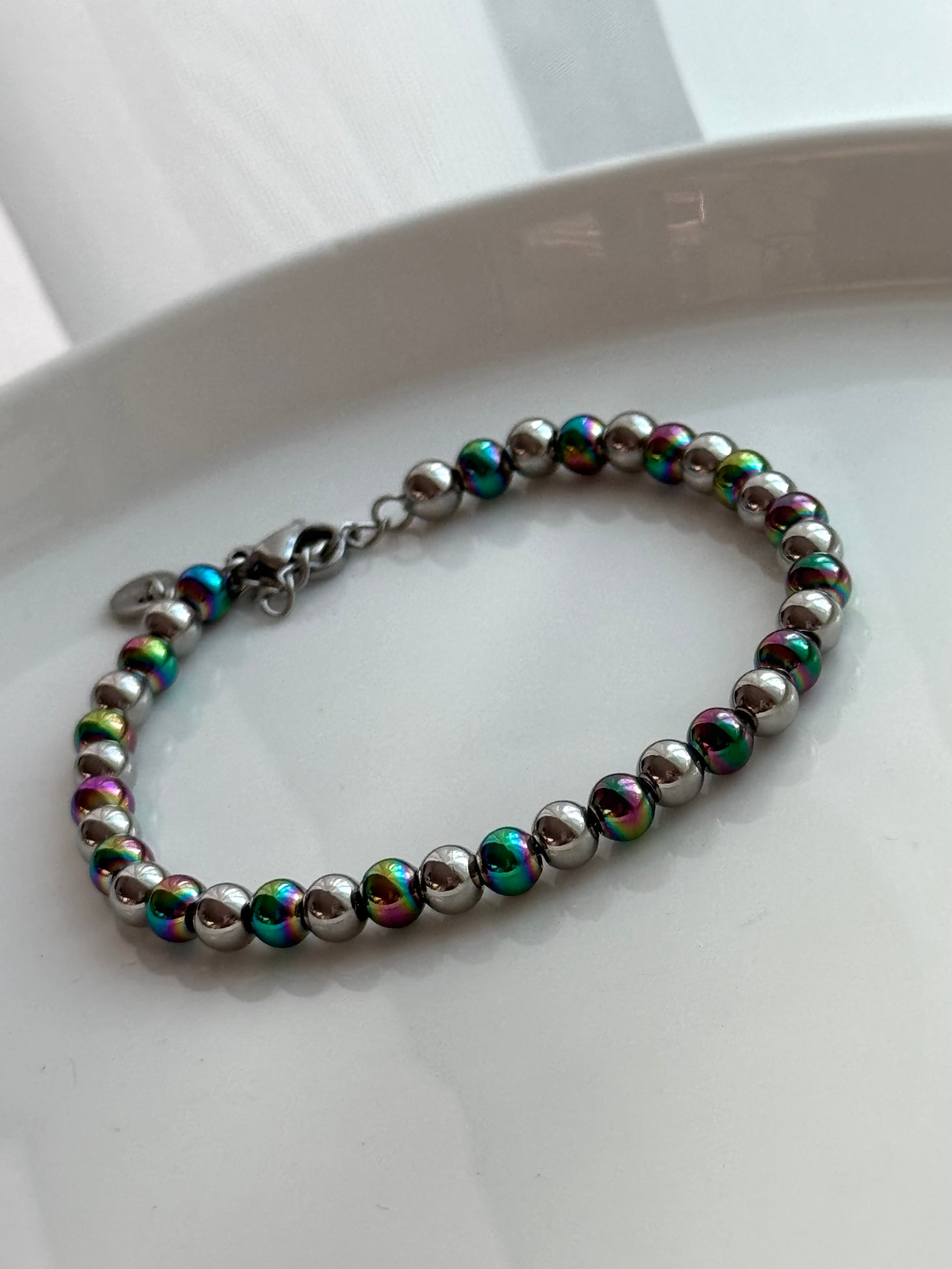 PULSERA BOLITAS TORNASOL 5