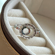 ANILLO DOBLE CÍRCULO